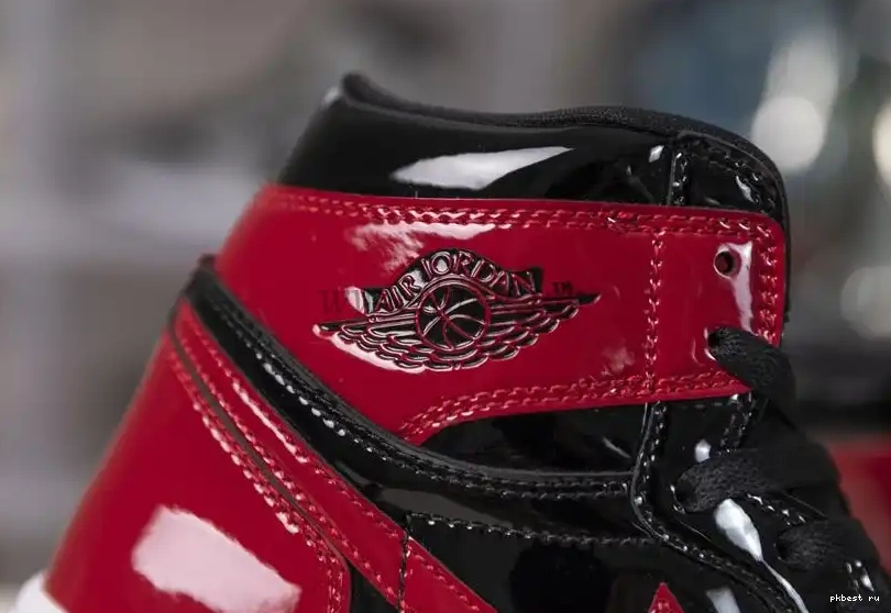 to God retail bred ready retro Patent air jordan 1 materials Pk ship 0512